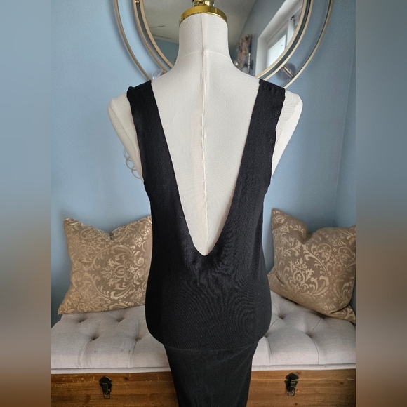 Pietro Brunelli Black Sleeveless Midi Dress - Picture 5 of 7